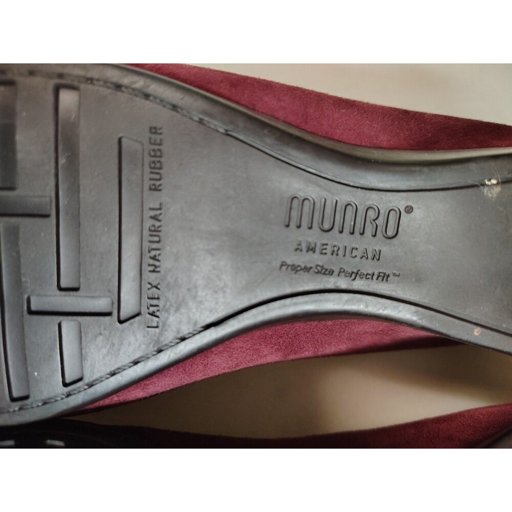 Munro American Burgundy Suede Penny Loafers | Style M555136 | Size 7.5 N... - Picture 13 of 16